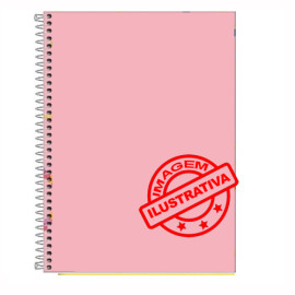 Caderno Universit�rio Capa Dura 1 Mat�ria 200x275mm 100 FL