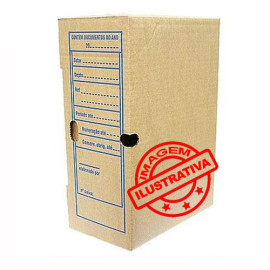 Arquivo Morto Papel�o Of�cio 340x240x133mm Kraft